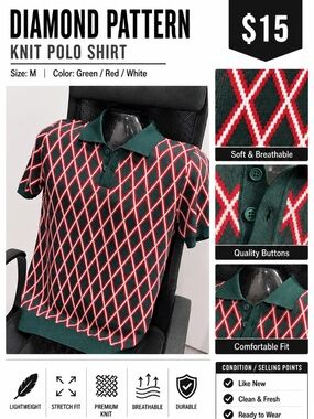 Red and Green crisscross pattern